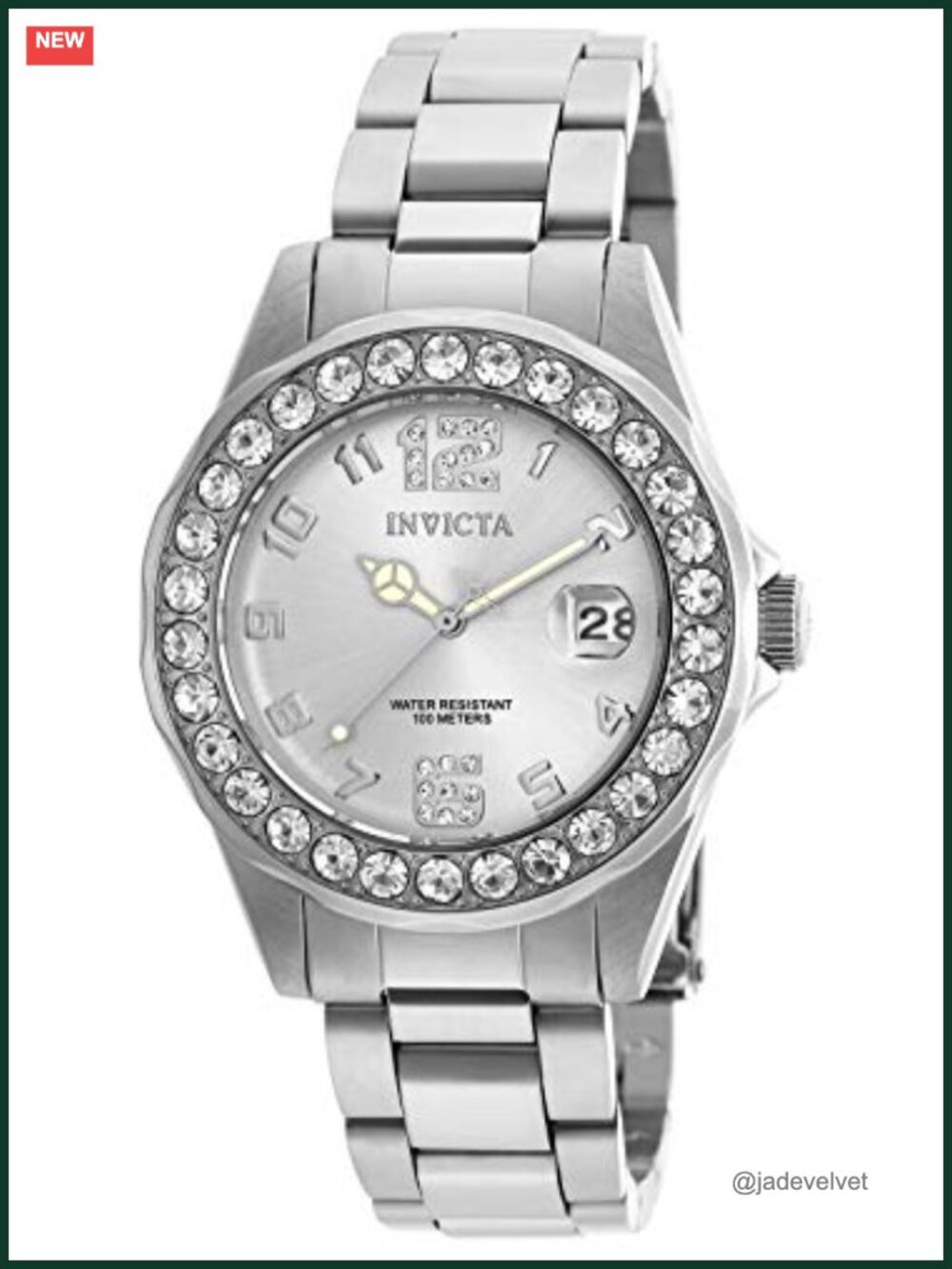 Invicta Pro Diver Women's Quartz Watch Stainless Steel 38mm